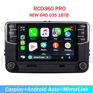 SCUMAXCON RCD330 Style RCD340 RCD360  CarPlay Android Auto  RVC  BT For VW Golf Passat Polo CC