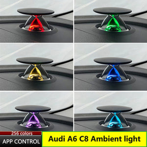 SCUMAXCON 32 Color Lifting Tweeter Speaker For Audi A4 A5 A6 A7 Q5 Q7 Q8 C7 C8 B9 Car Instrument Panel LED Electric Treble Horn Refit Part