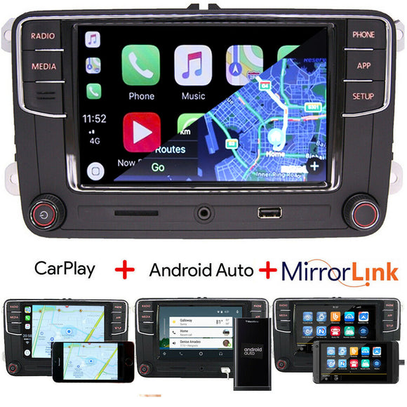 Autoradio RCD330+, Bluetooth, Carplay, Android Auto, USB, RVC, AUX, VW GOLF POLO PASSAT 