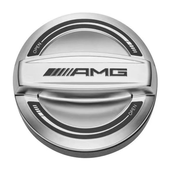 Mercedes AMG 55th Anniversary Edition Tankdeckel Original-Aluminium-Tankdeckel OEM galvanisiertes Gehäuse Universeller Original AMG-Kofferraumdeckel 