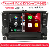 SCUMAXCON 7"/9" 2+32G/4+64G Autoradio Stereo Android 11 Wireless Carplay Android Auto Bluetooth WiFi USB GPS IPS Touchscreen RCD330 Style für VW Jetta Golf Passat Caddy Tiguan Transporter CC Altas