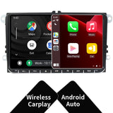 SCUMAXCON 7"/9" Stereo Android 13 Wireless Carplay Android auto Bluetooth WiFi USB GPS IPS for VW Jetta Golf Passat Caddy Tiguan Transporter