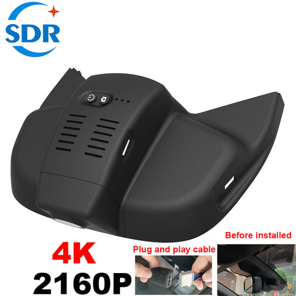 4K 2160P Plug and play Car DVR Video Recorder Wifi Dashcam For Ford Focus mk4 Deluxe 2019 2020 2021 EcoSport Taurus Explorer