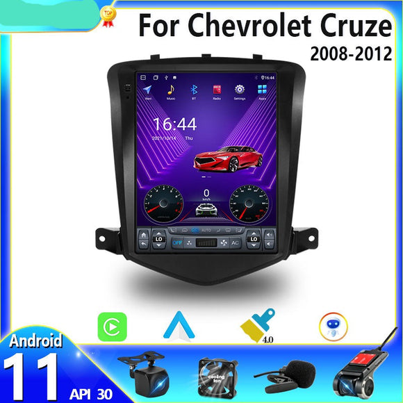 Für Tesla Stil 2 Din Android 10 Auto Radio für Chevrolet Cruze J300 2008 - 2012 Multimedia Video Player GPS stereo Carplay DSP