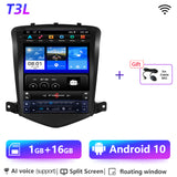 For Tesla Style 2 Din Android 10 Car Radio for Chevrolet Cruze J300 2008 - 2012 Multimedia Video Player GPS Stereo Carplay DSP