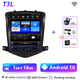 For Tesla Style 2 Din Android 10 Car Radio for Chevrolet Cruze J300 2008 - 2012 Multimedia Video Player GPS Stereo Carplay DSP