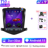 For Tesla Style 2 Din Android 10 Car Radio for Chevrolet Cruze J300 2008 - 2012 Multimedia Video Player GPS Stereo Carplay DSP