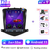 For Tesla Style 2 Din Android 10 Car Radio for Chevrolet Cruze J300 2008 - 2012 Multimedia Video Player GPS Stereo Carplay DSP