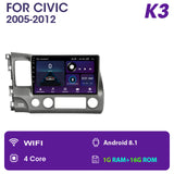 SCUMAXCON Android 11 4G DSP Auto Radio Multimidia Video Player Navigation GPS Auto Stereo Für Honda Civic 2005-2012 2din Kopf Einheit