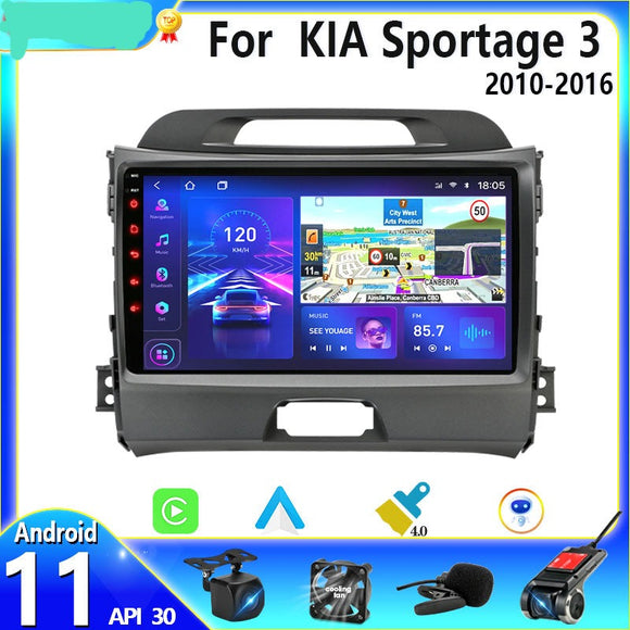 SCUMAXCON Android 11 Car Radio For KIA Sportage 3 2010 2011-2016 Multimedia Video Player 2din Navigation GPS AUTO Stereo Head Unit FM