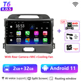 SCUMAXCON Android 11 Car Radio For KIA Sportage 3 2010 2011-2016 Multimedia Video Player 2din Navigation GPS AUTO Stereo Head Unit FM